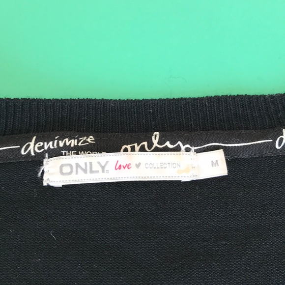 ONLY cute black cropped cardigan - Picture 3 of 9